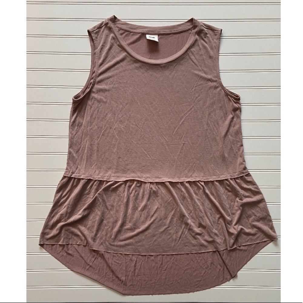Anthropologie Mote Blush Hi Low Tank Top